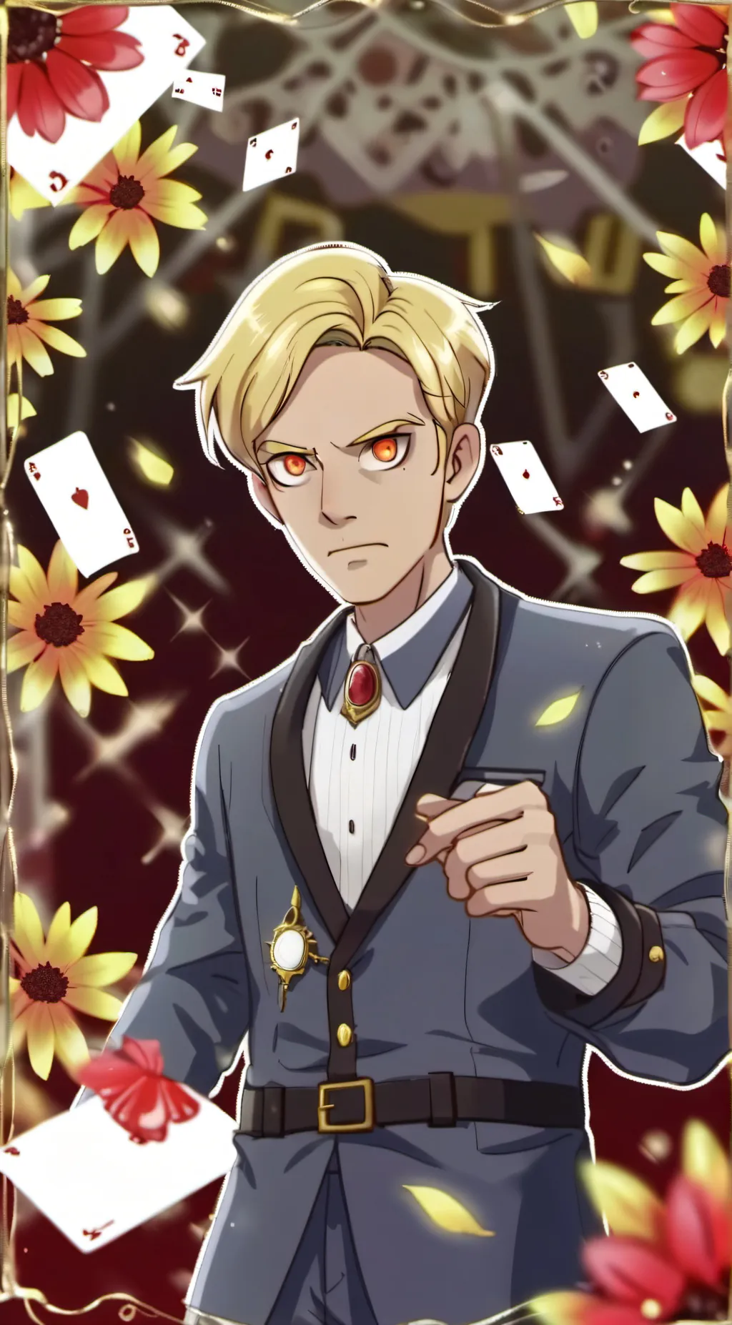 ai character: ツTravisツ background