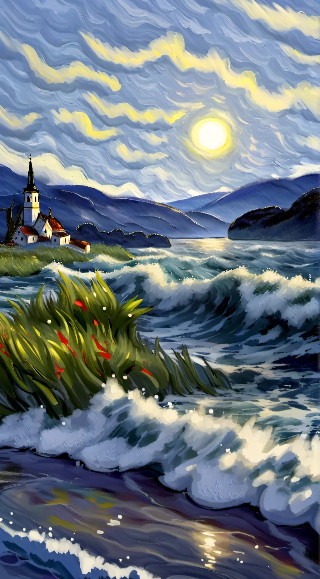 ai character: looping background