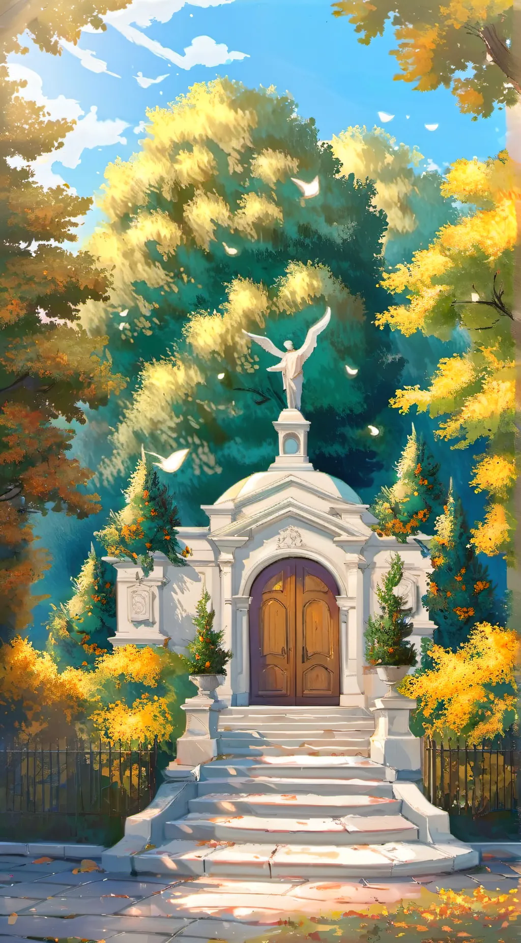 ai character: high dating sim background