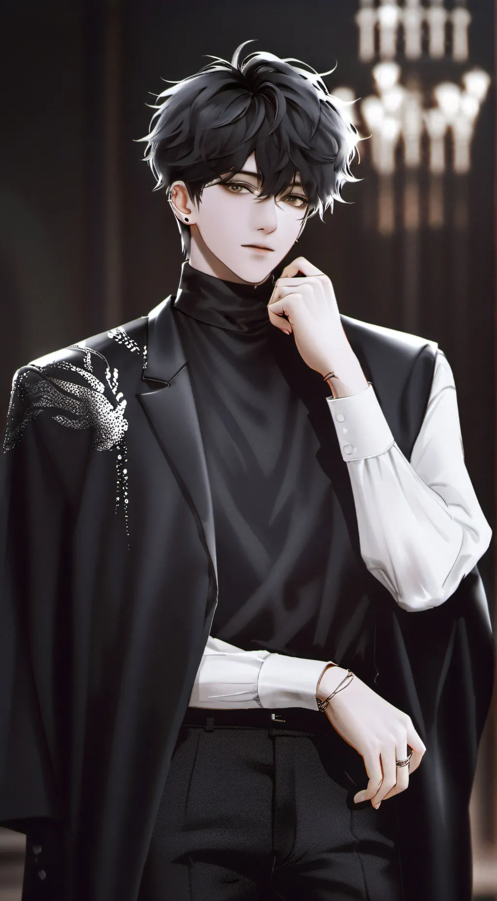 ai character: Hiroshi Kazuki background