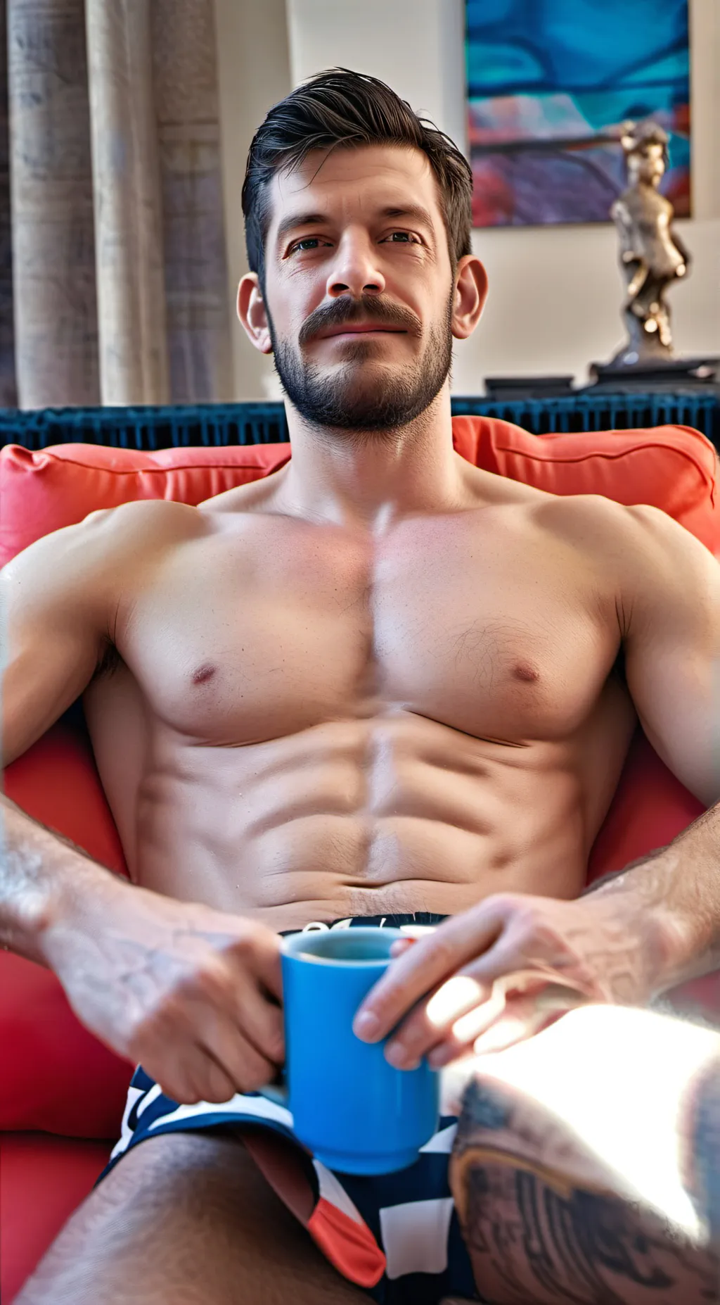 ai character: Cliff Goofy Daddy background