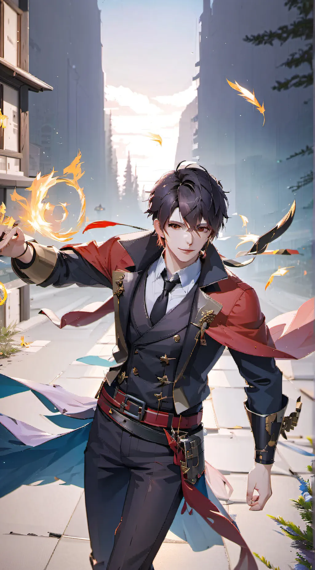 ai character: aaron background