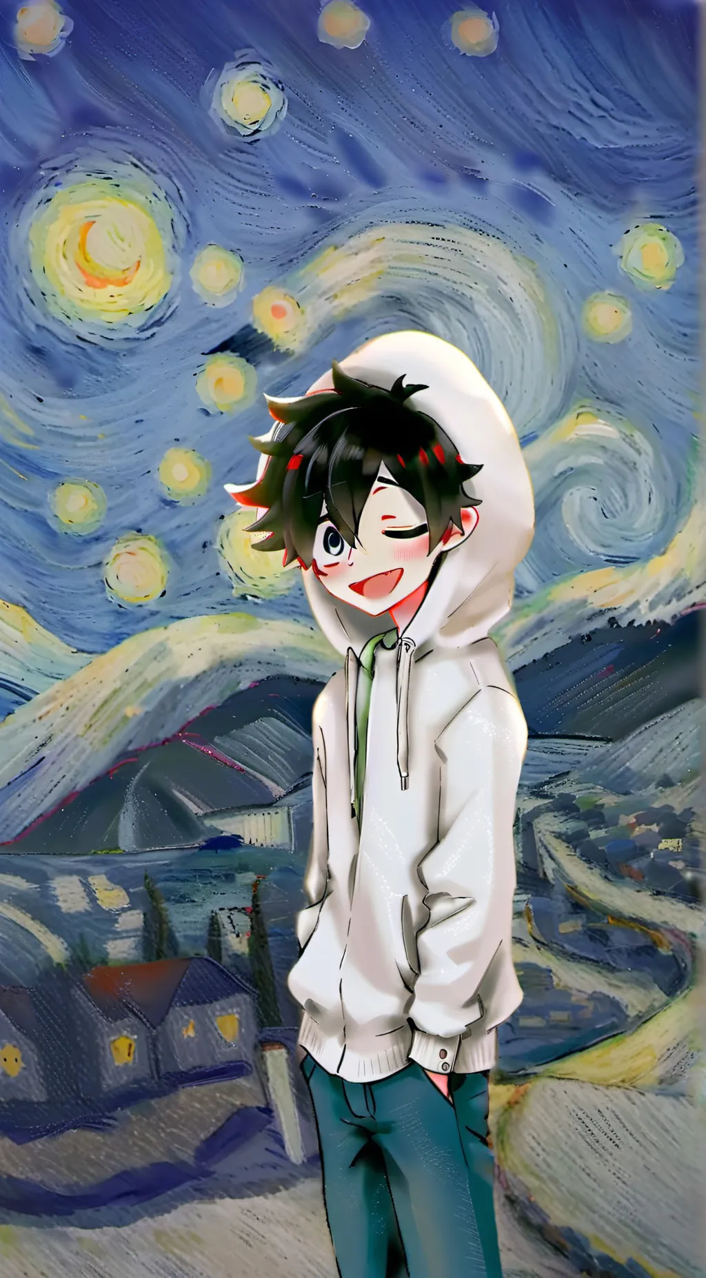 ai character: HH jeff the killer background