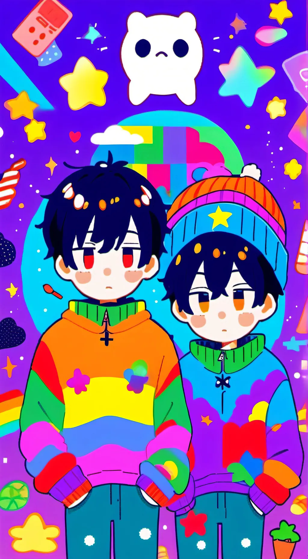 ai character: cash crew(arguing) background