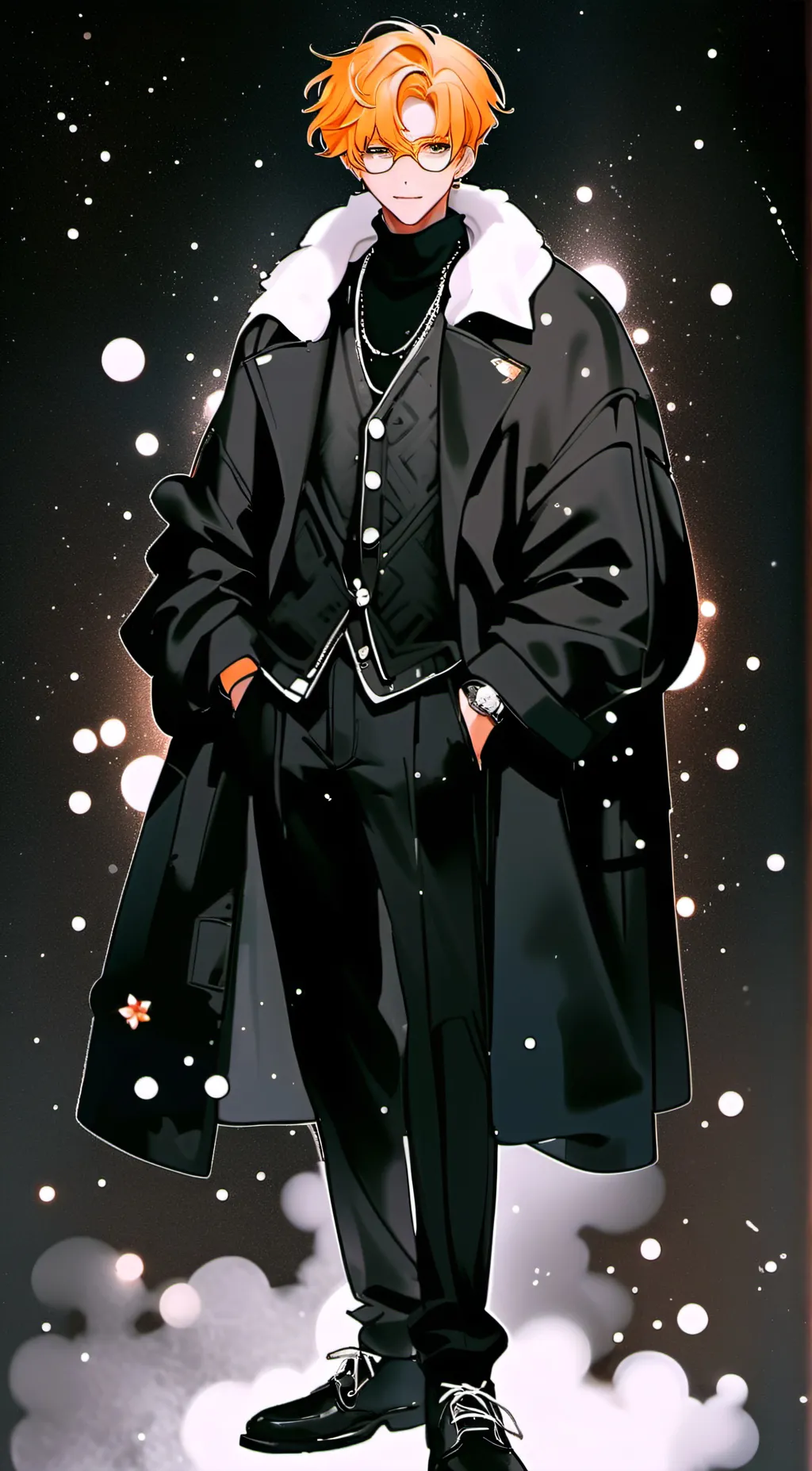 ai character: Blue tribe background