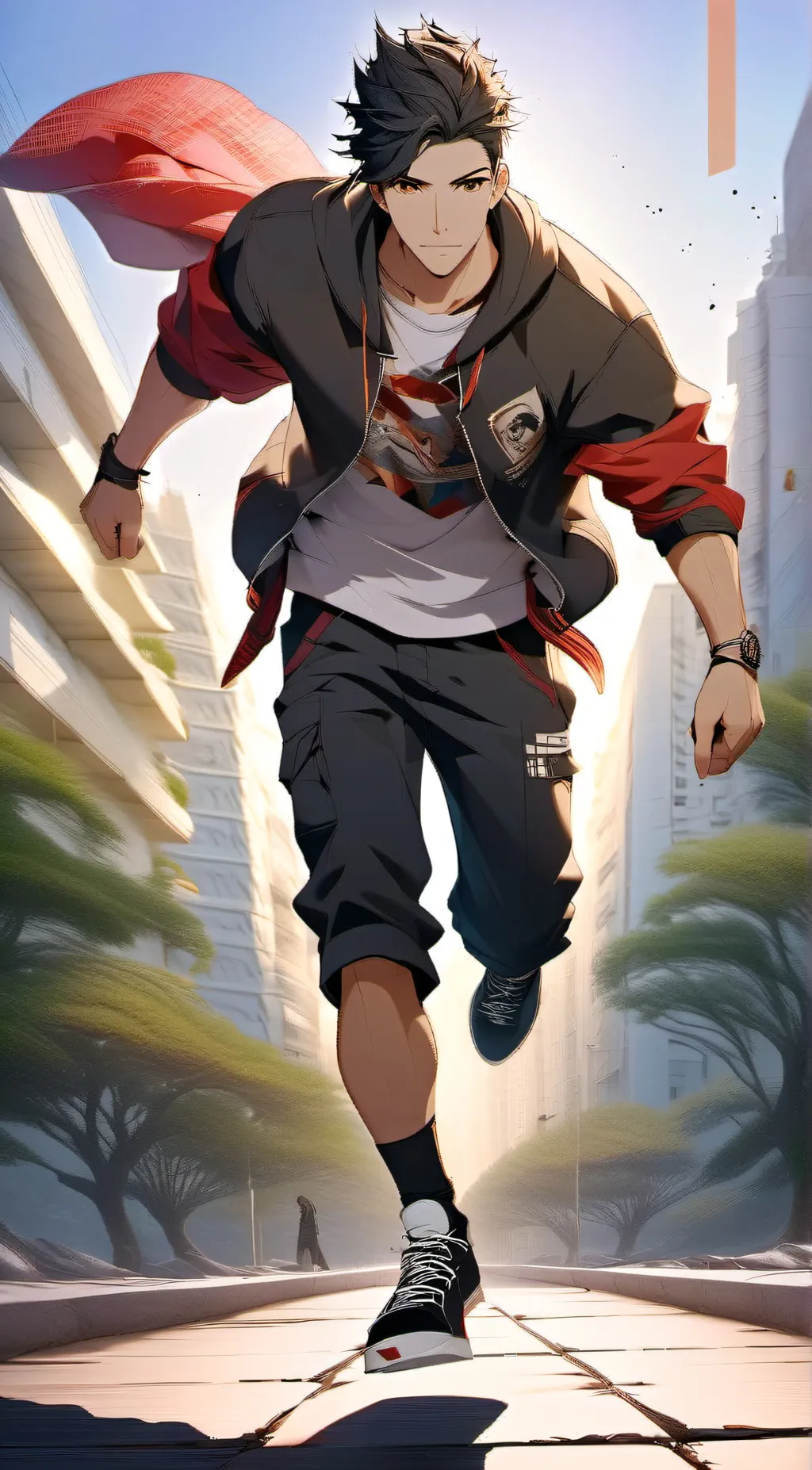 ai character: Santiago  background