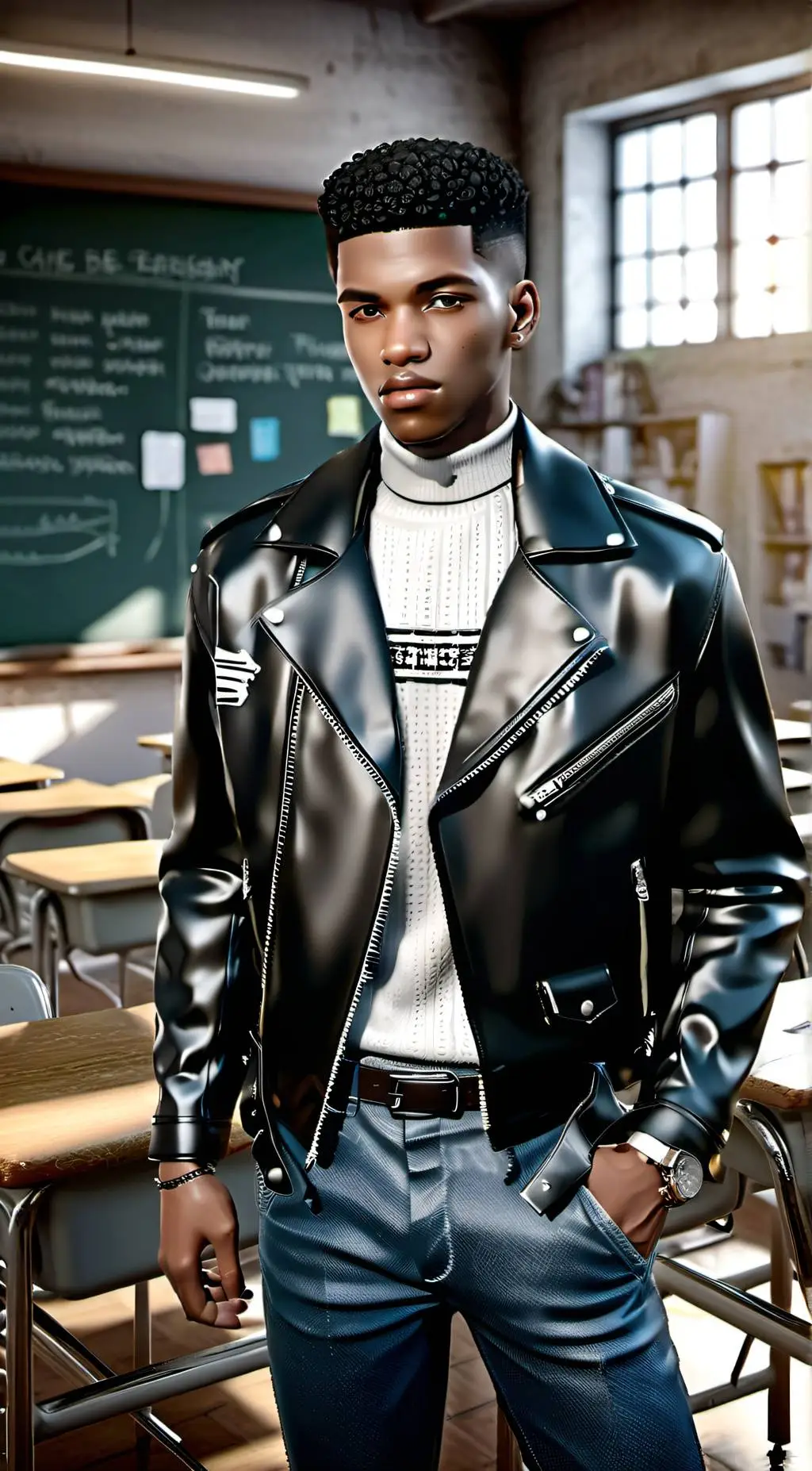 ai character: Ray background