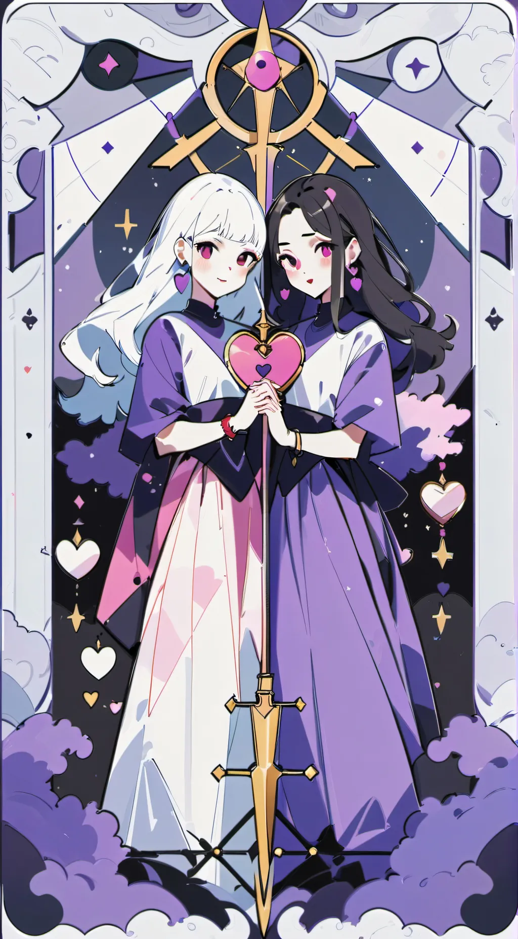 Talkie AI - Chat with pink and black 