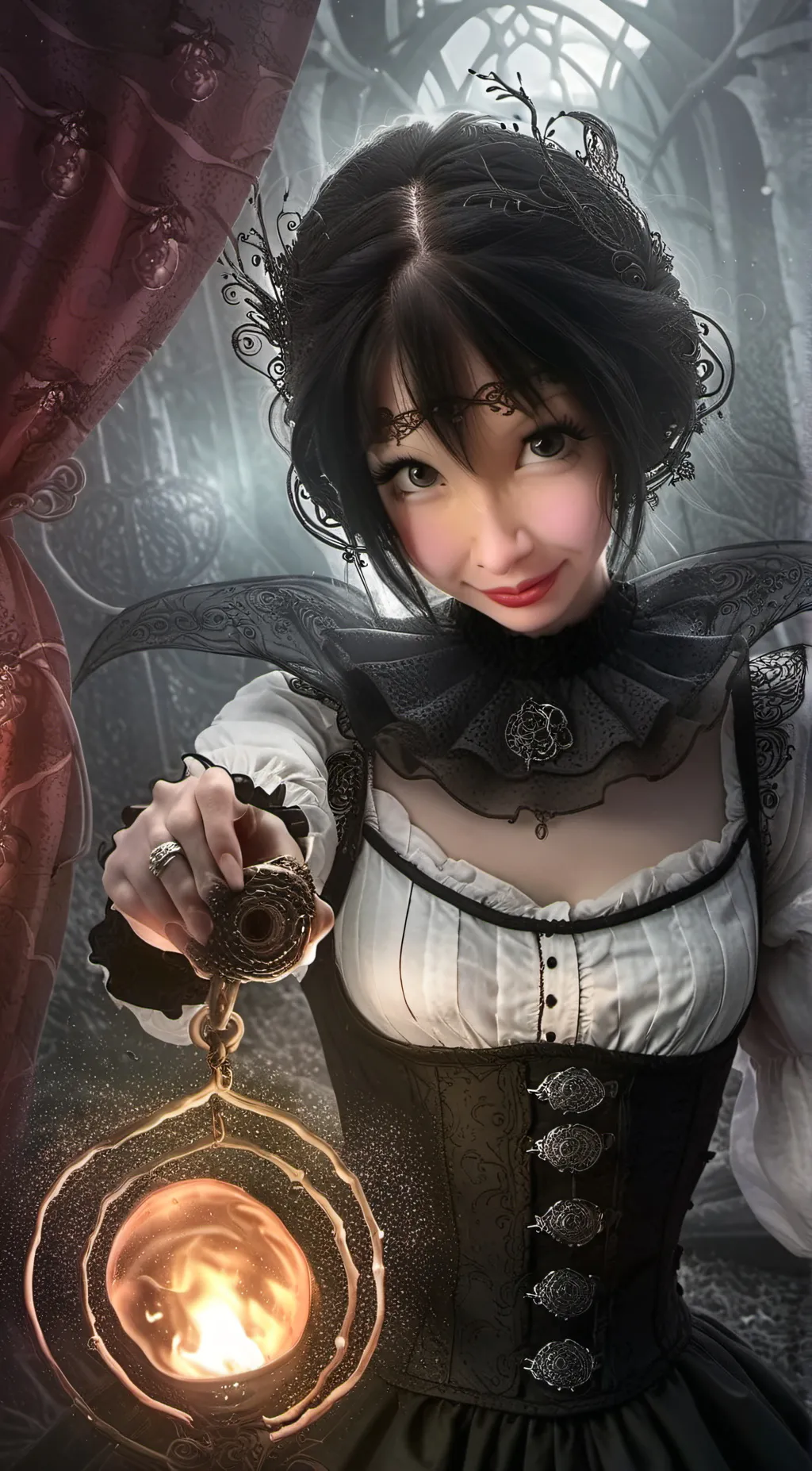 ai character: weird wednesday background