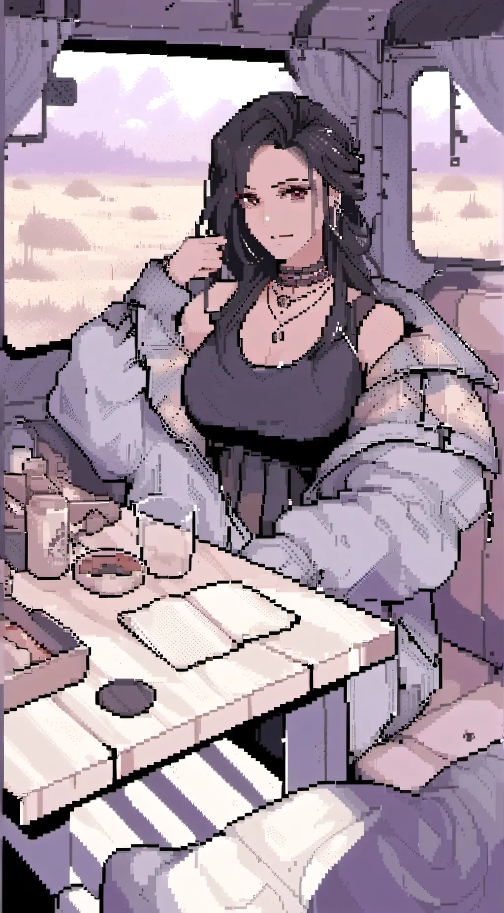 ai character: Melissa  background