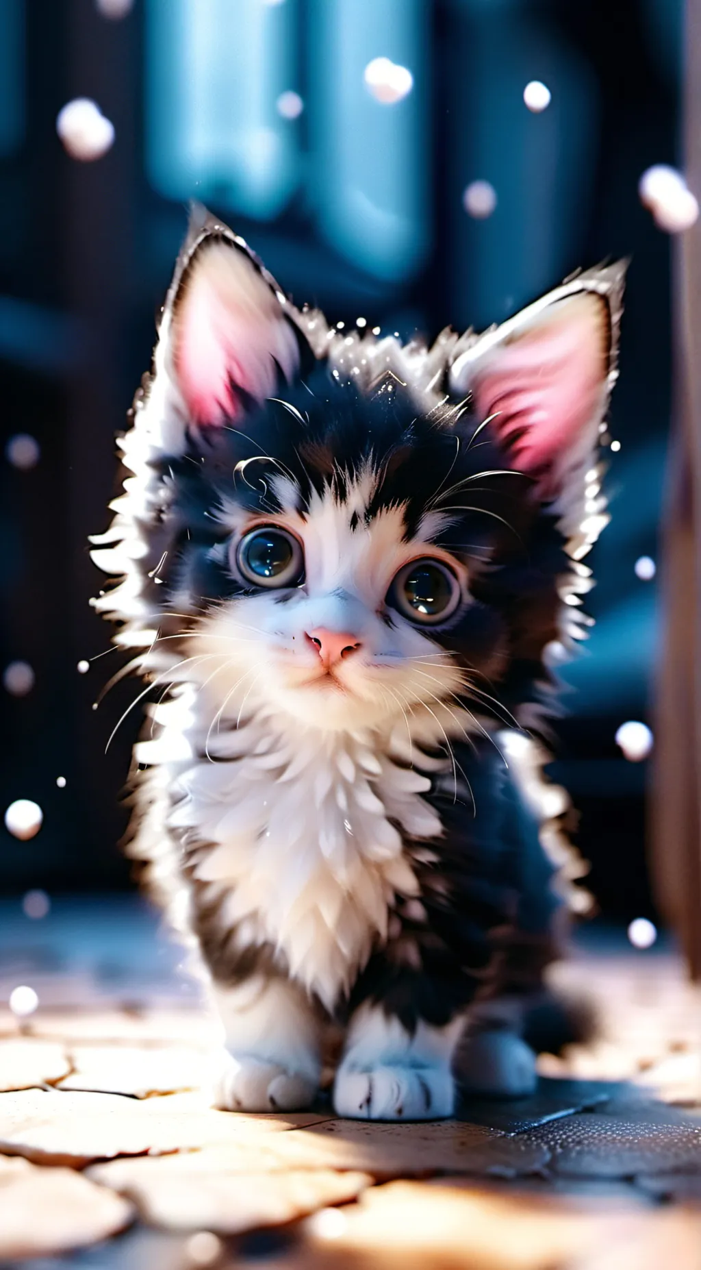 ai character: bight background