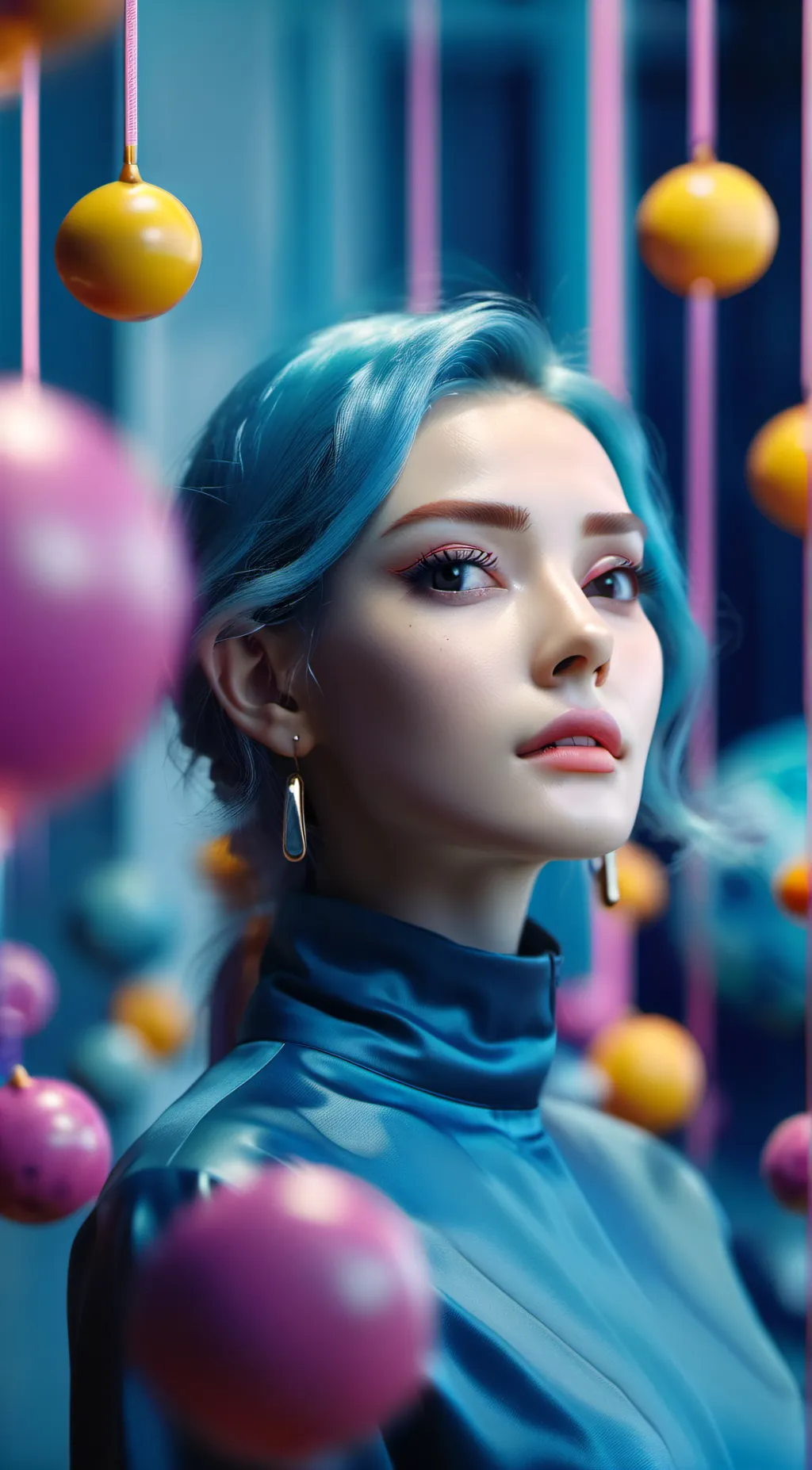 ai character: flow background