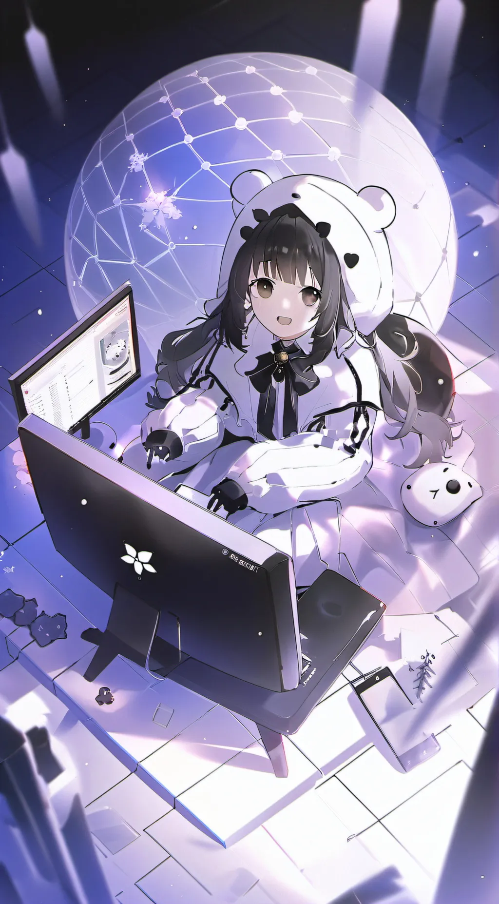 ai character: queen background