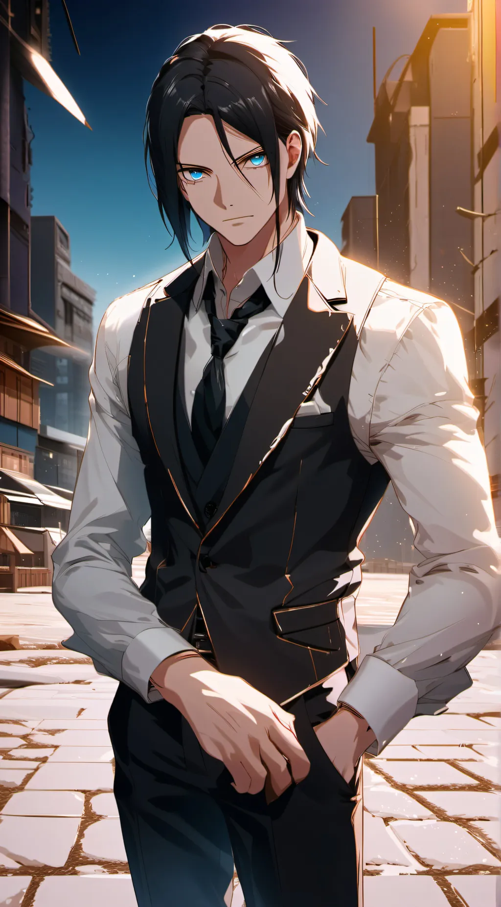 ai character: Max background