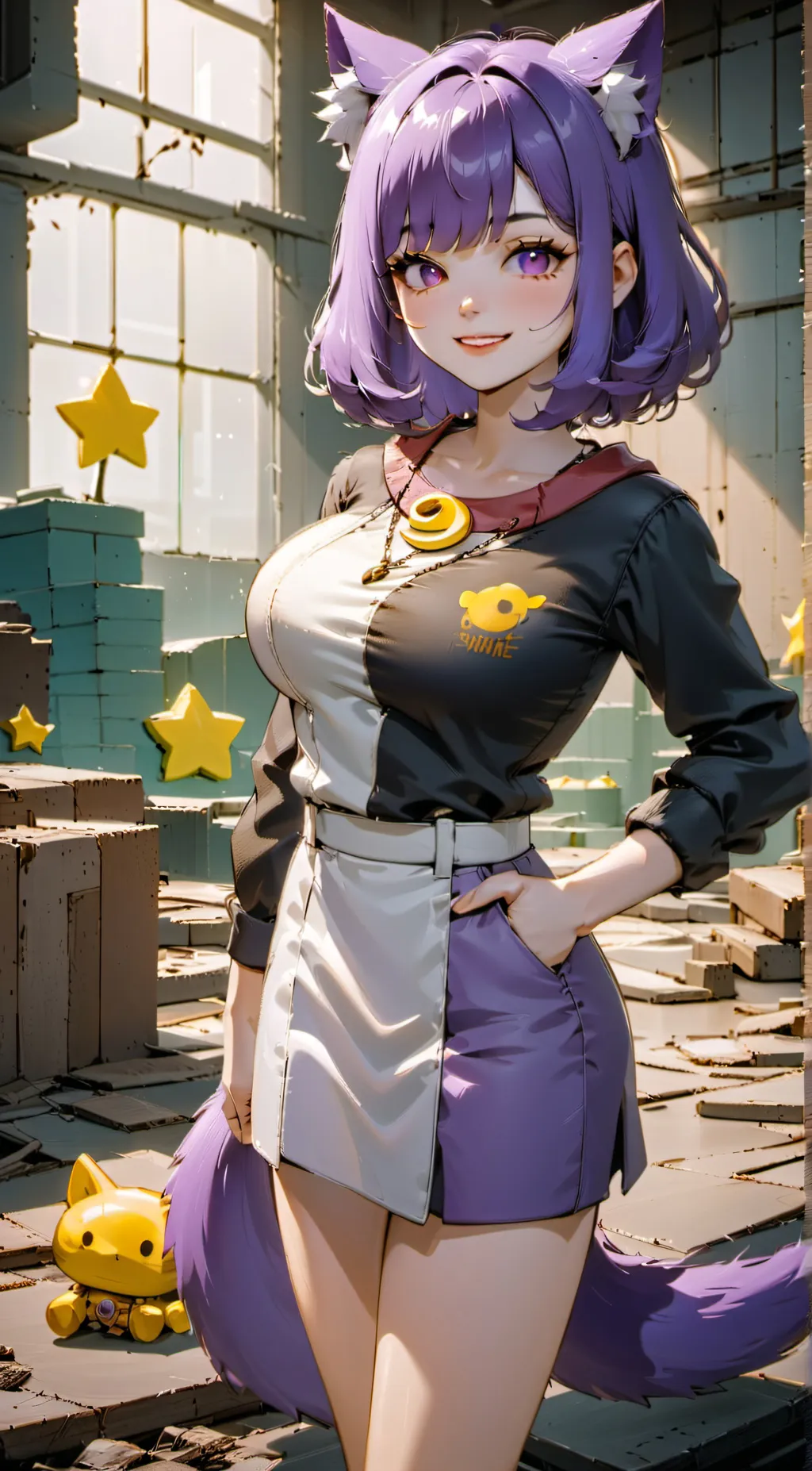 ai character: Catnap (Female) background