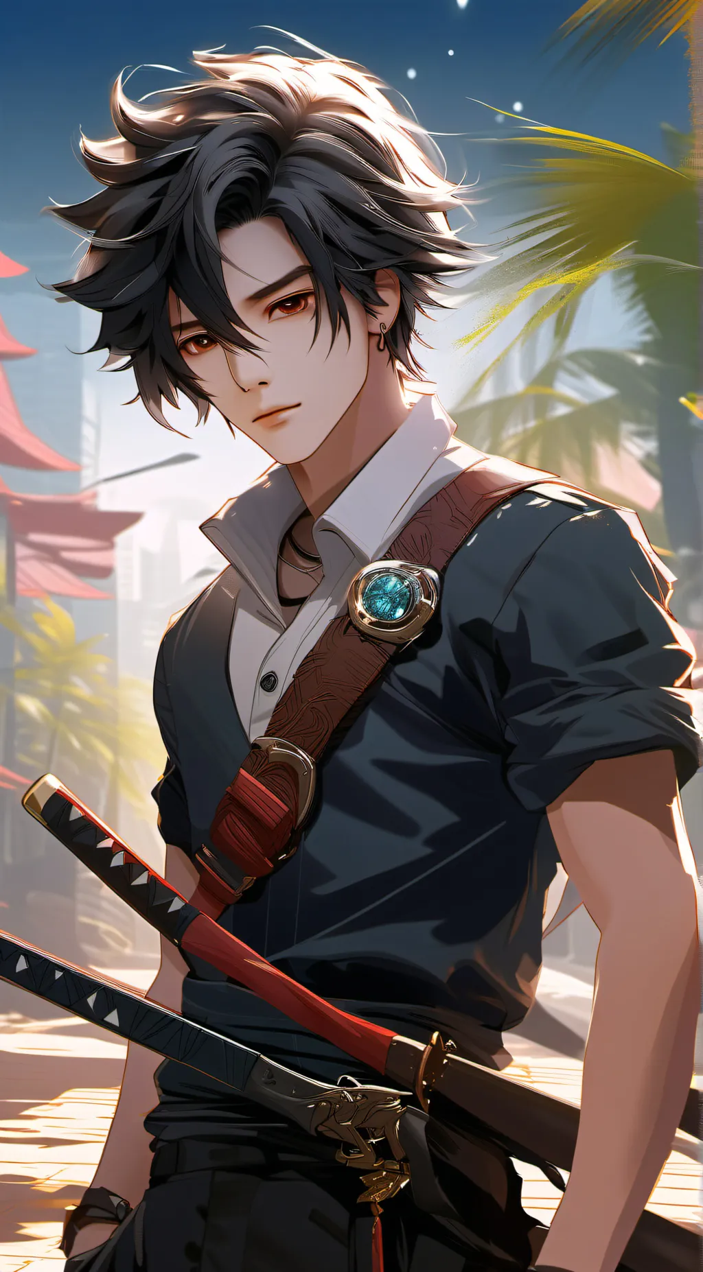 ai character: nico background