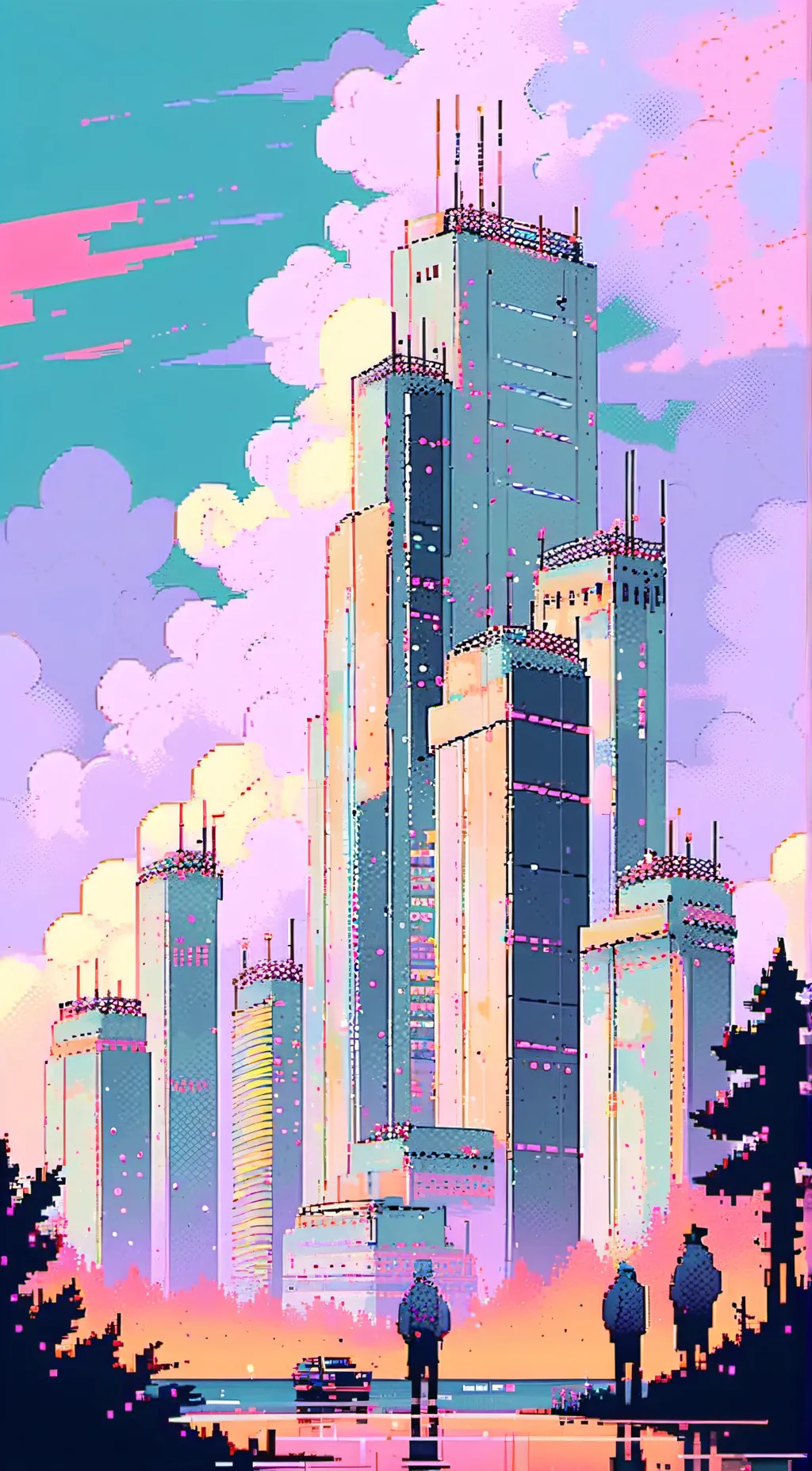 ai character: pixe background