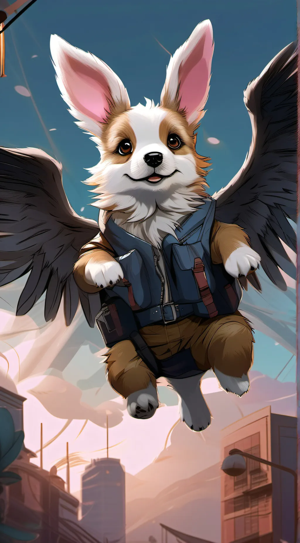 ai character: cinnamonroll background