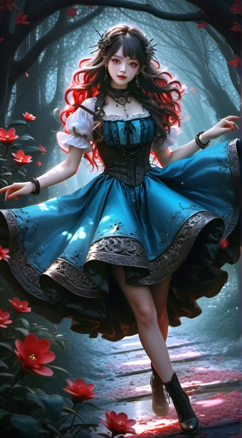 ai character: fat girl background