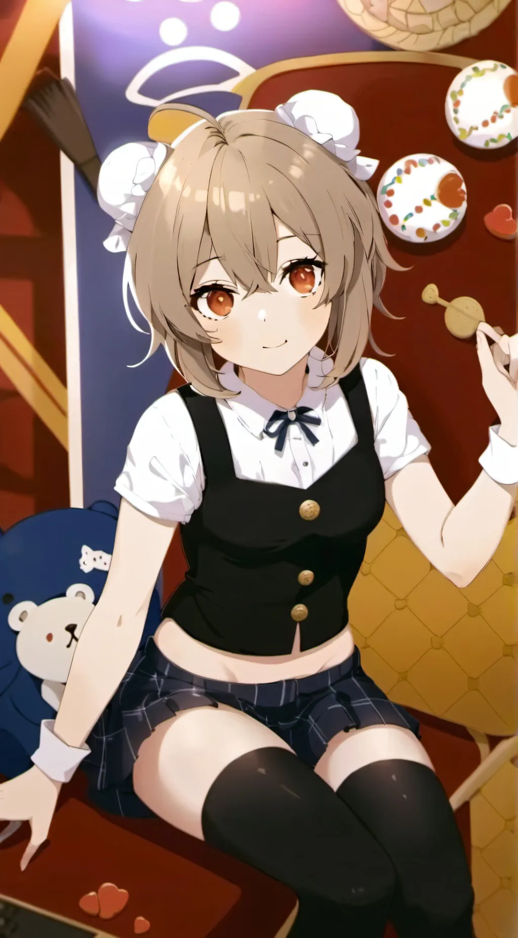 ai character: Nina  background