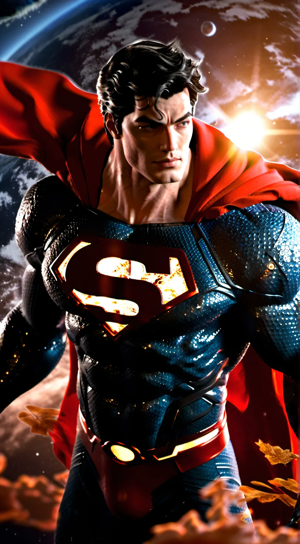ai character: Superman background