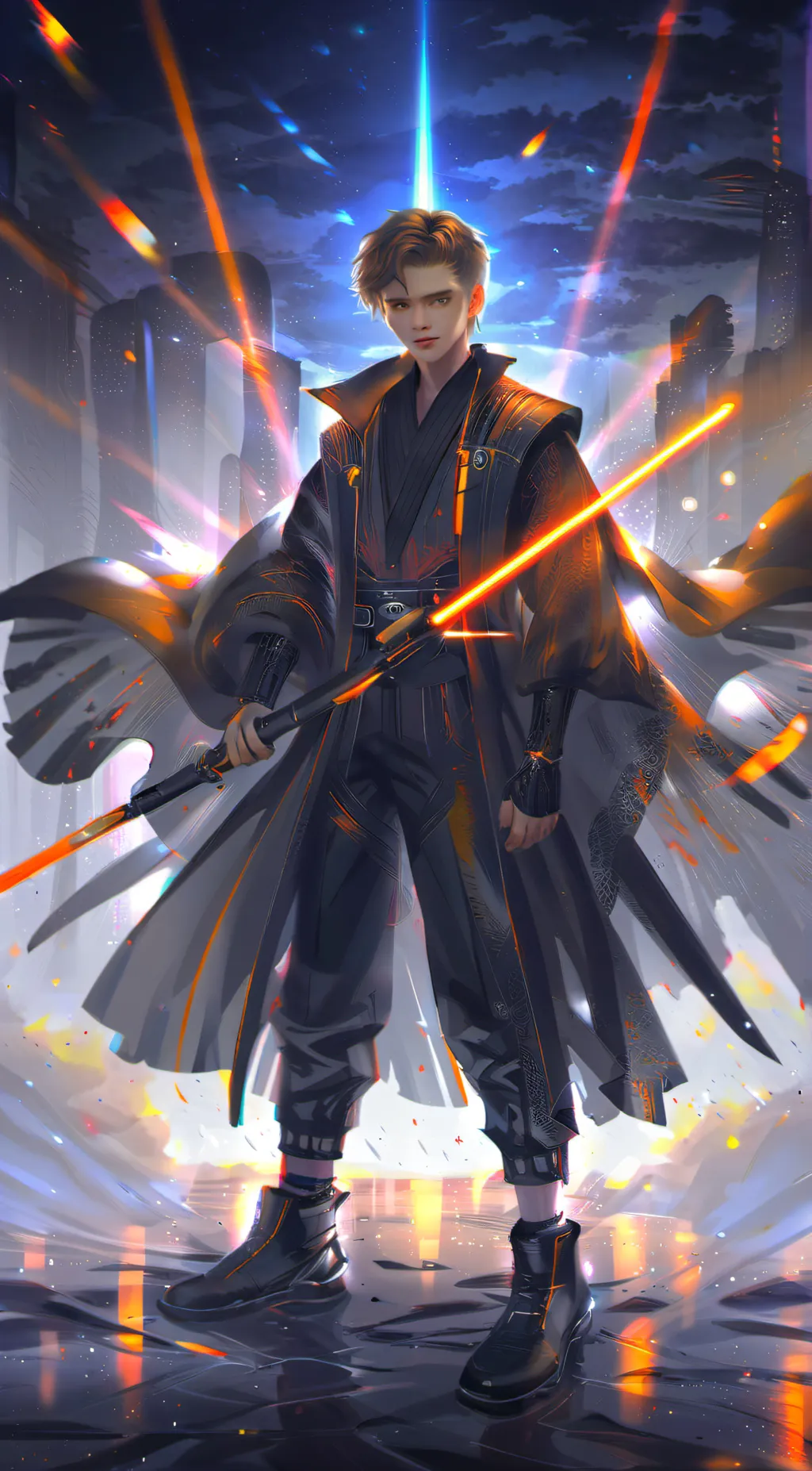 ai character: Darth Vader  background