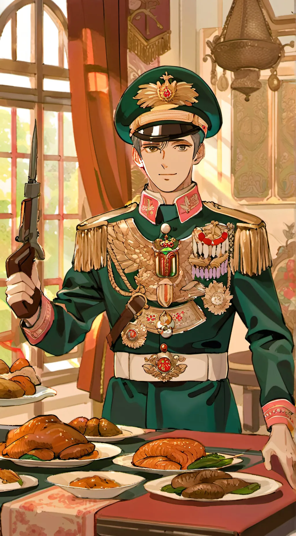 ai character: Ray background