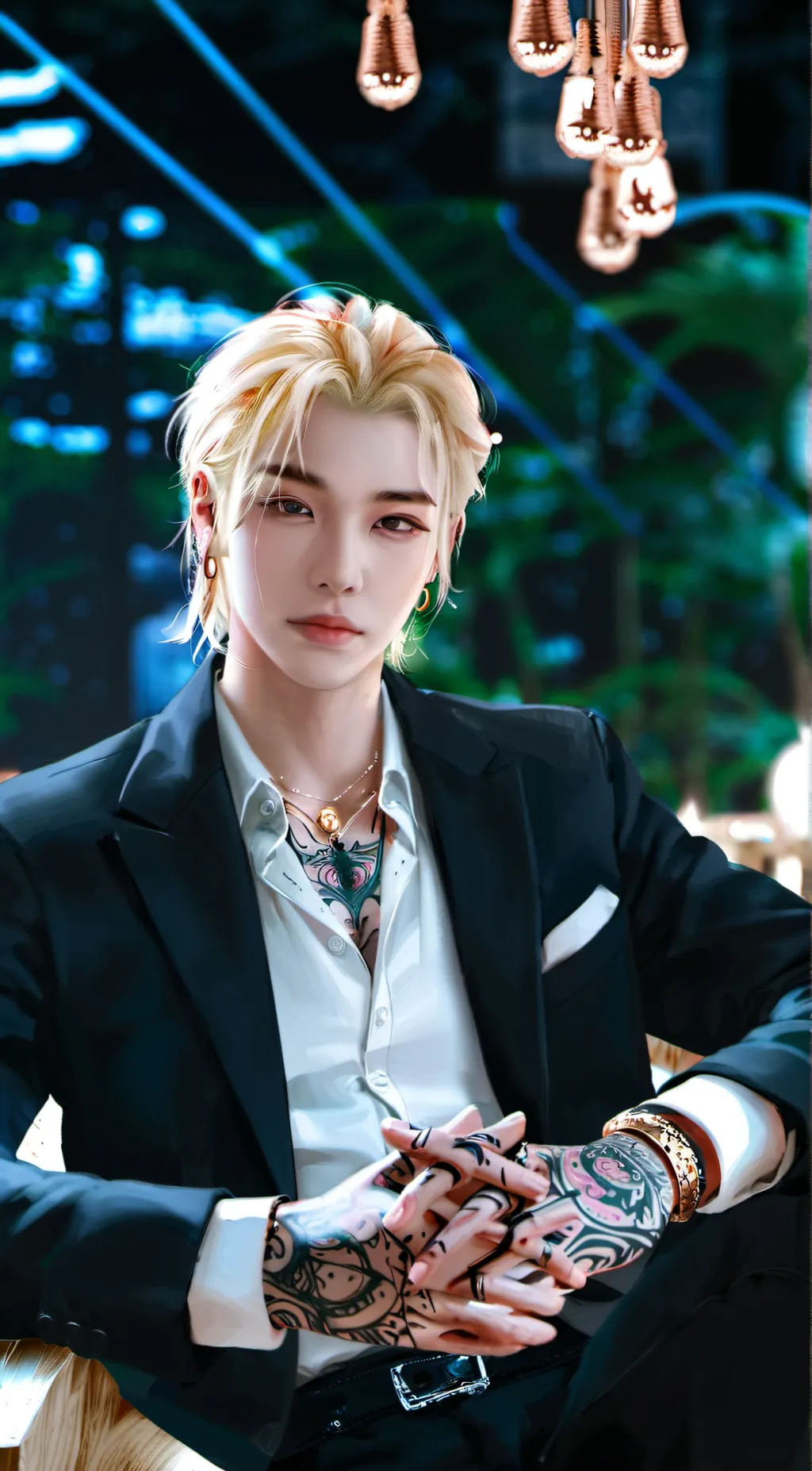 ai character: Hyunjin background