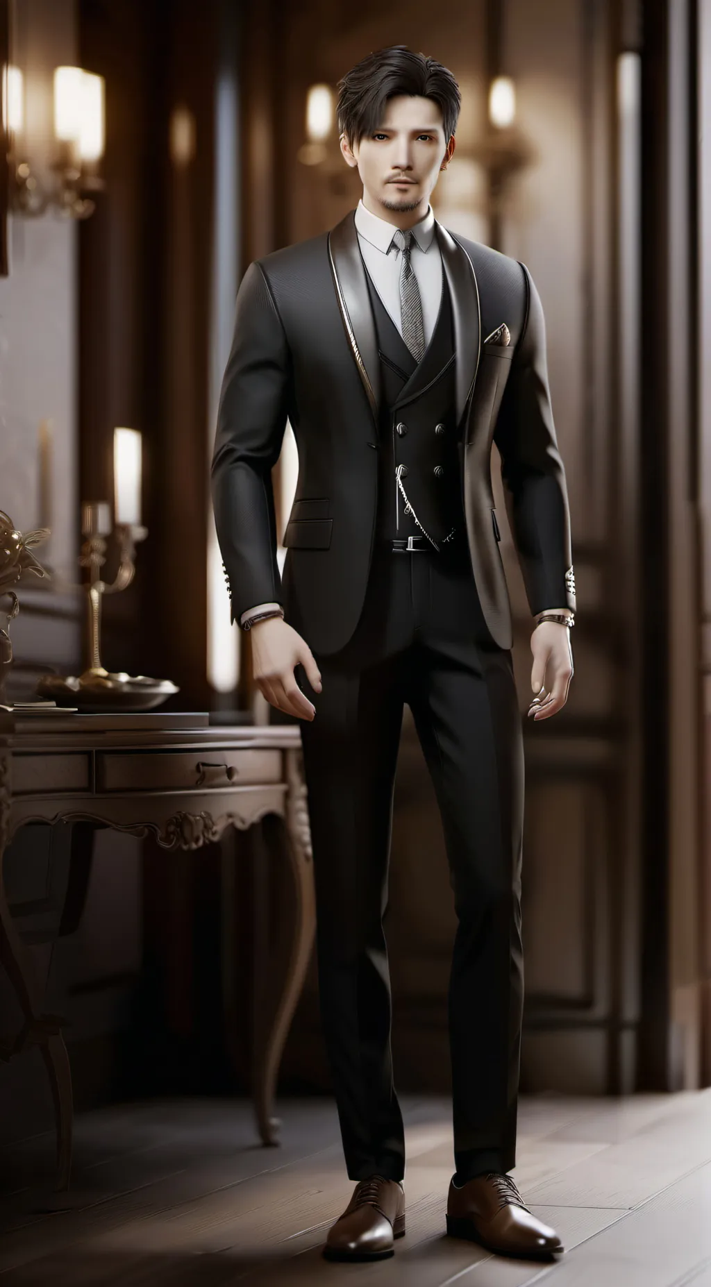 ai character: Hunter background