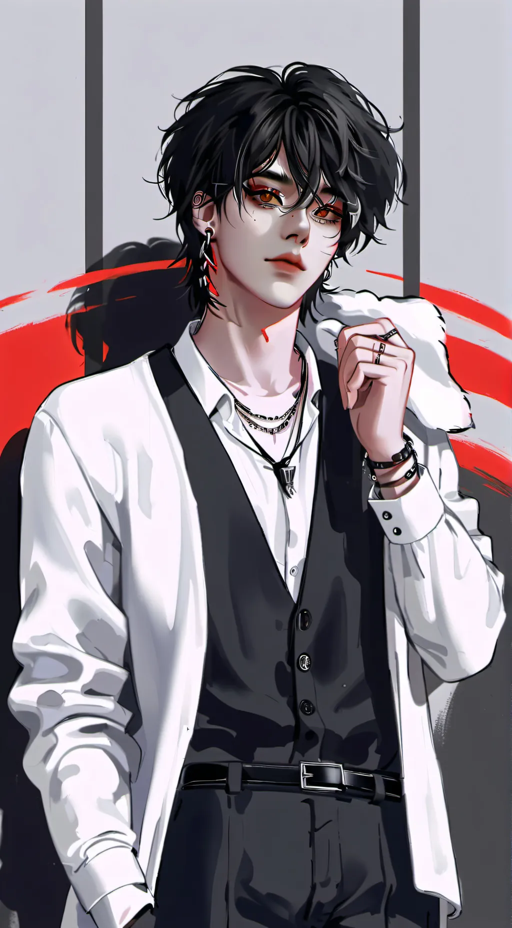 ai character: Kai ♥️ background