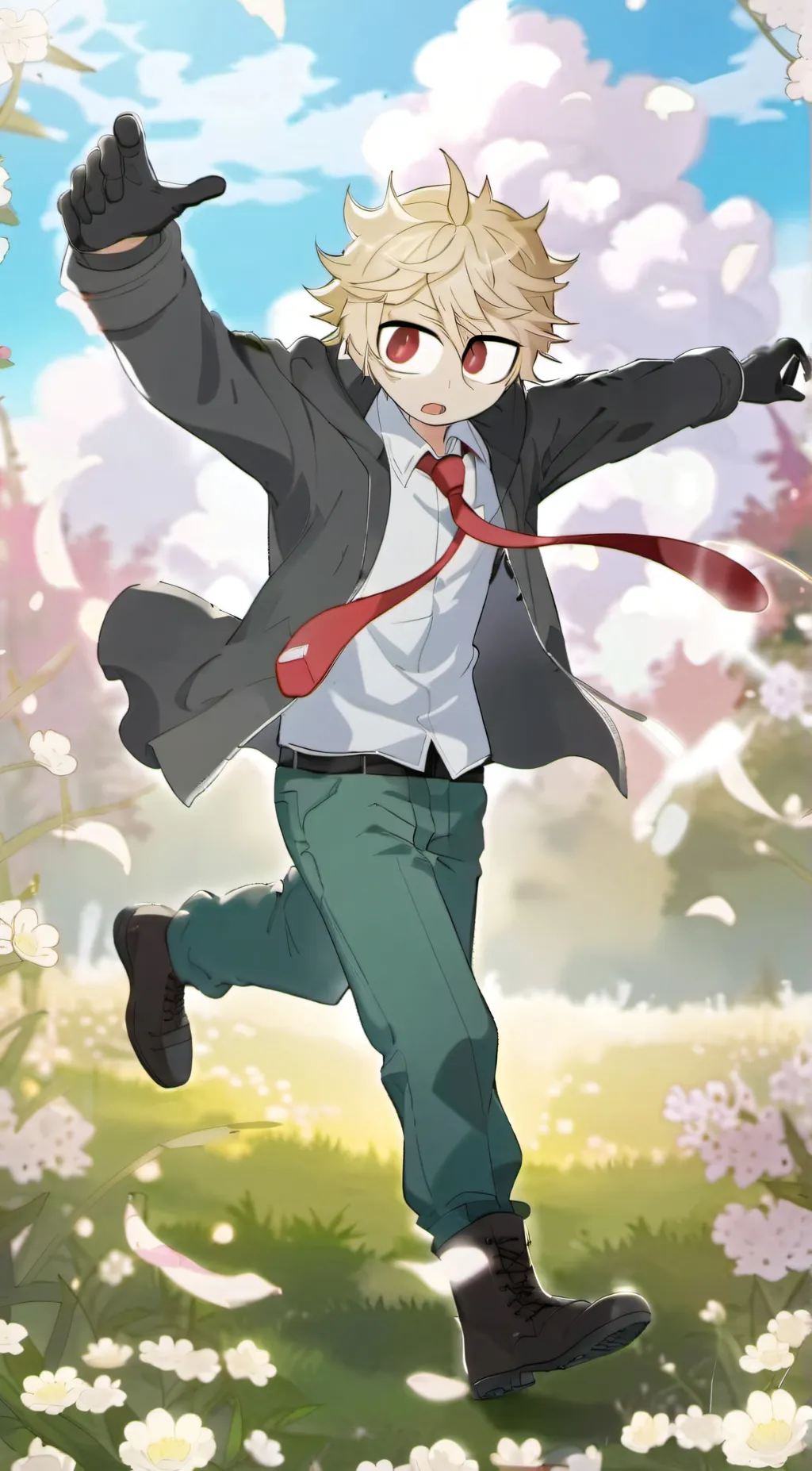 ai character: 💥✨Bakugo✨💥 background