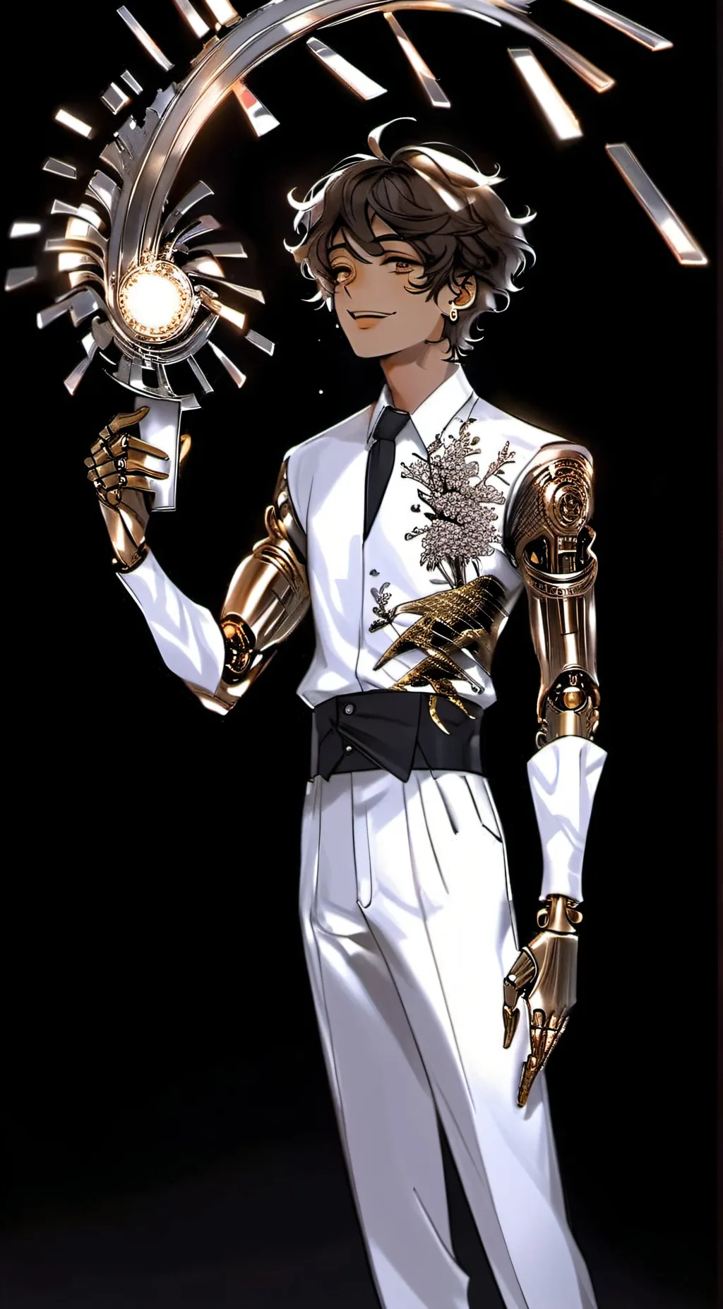 ai character: Leo valdez  background