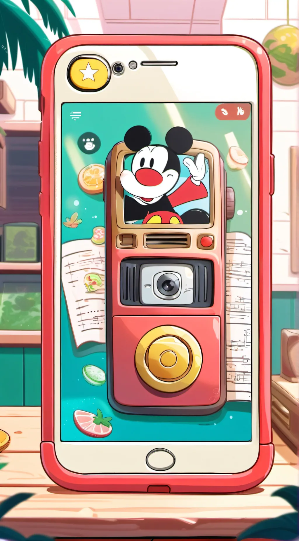 ai character: Your phone background