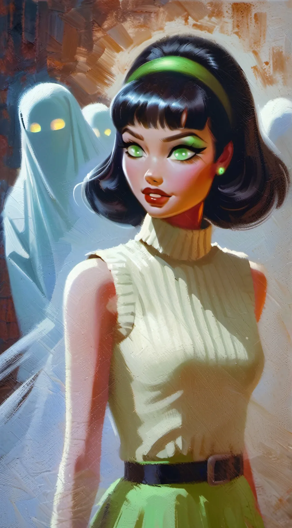 ai character: Scarah Screams  background