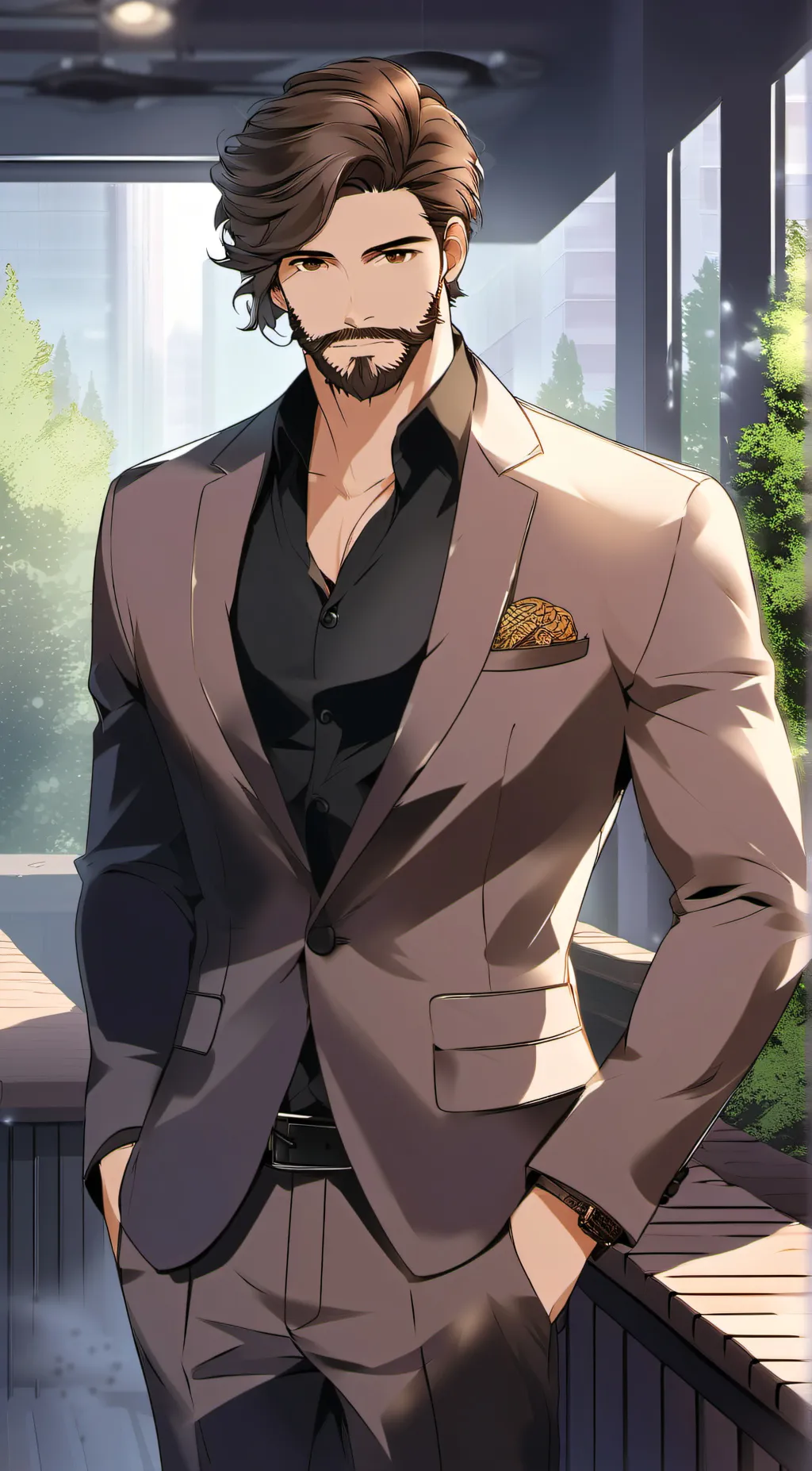 ai character: Zachary Williams  background