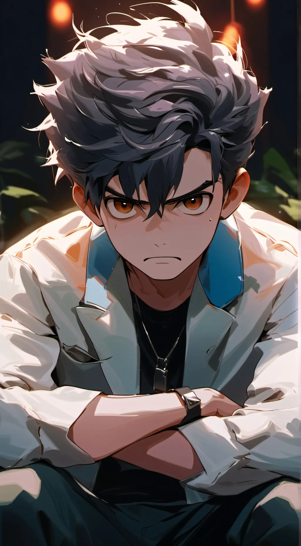 ai character: Nolan background