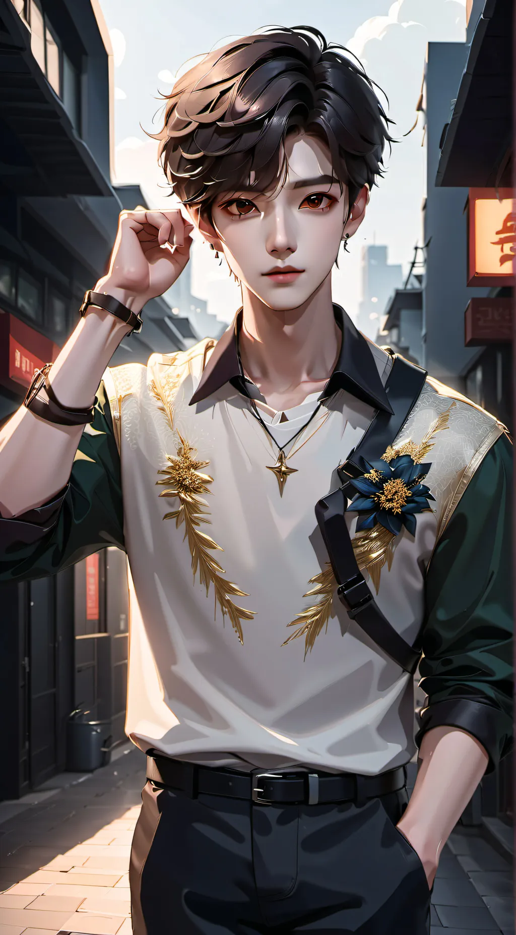 ai character: Felix background