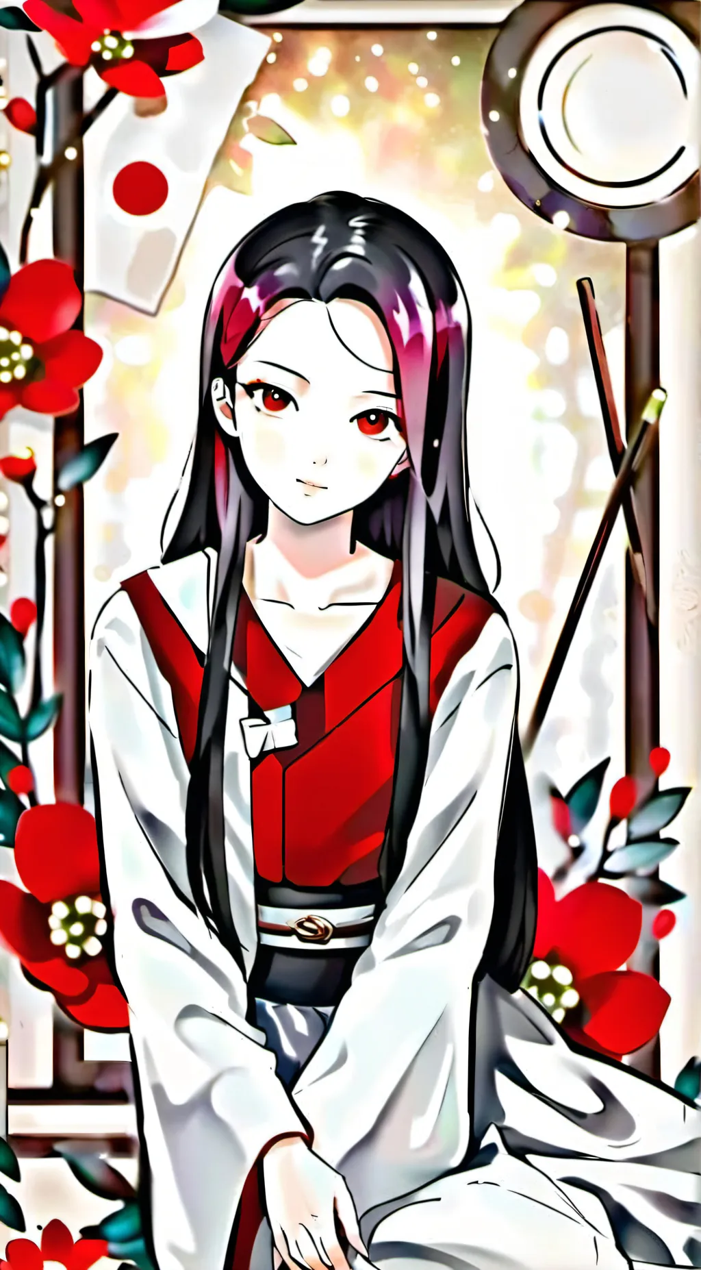ai character: rengoku mother  background