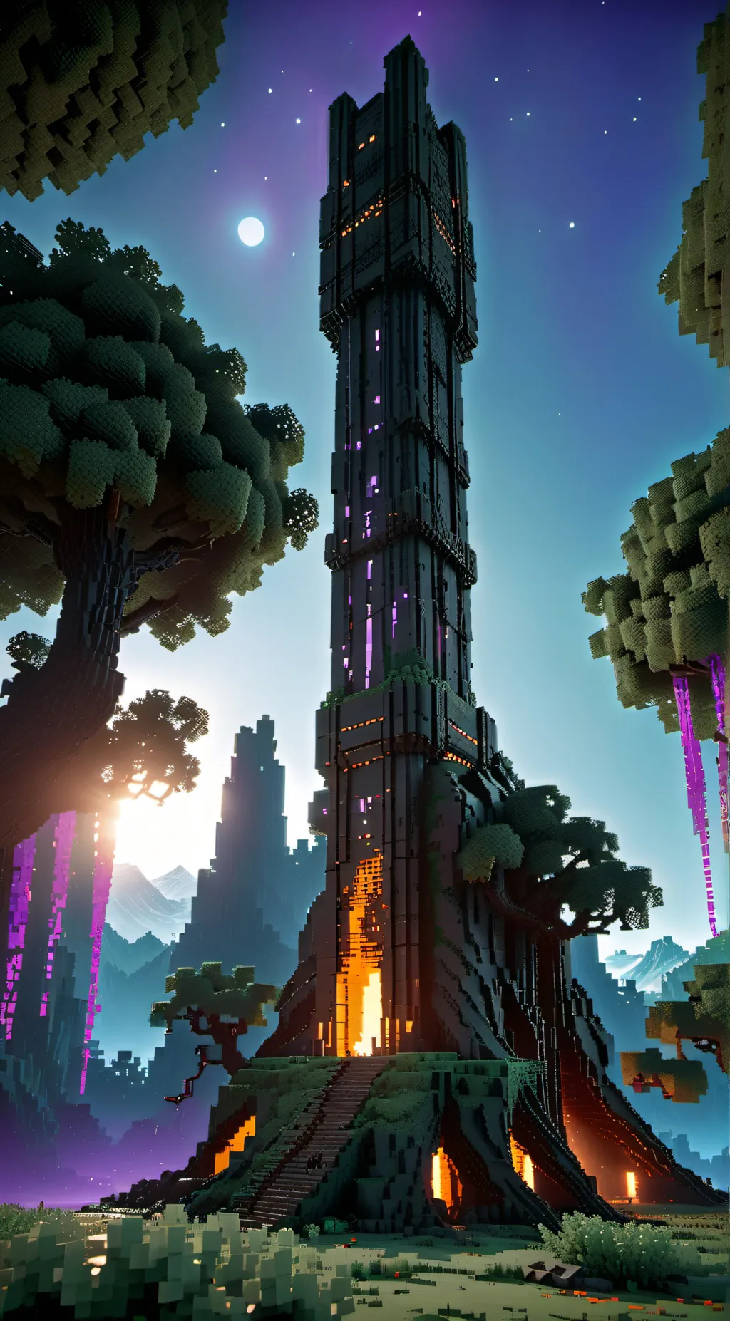 ai character: Wither storm background