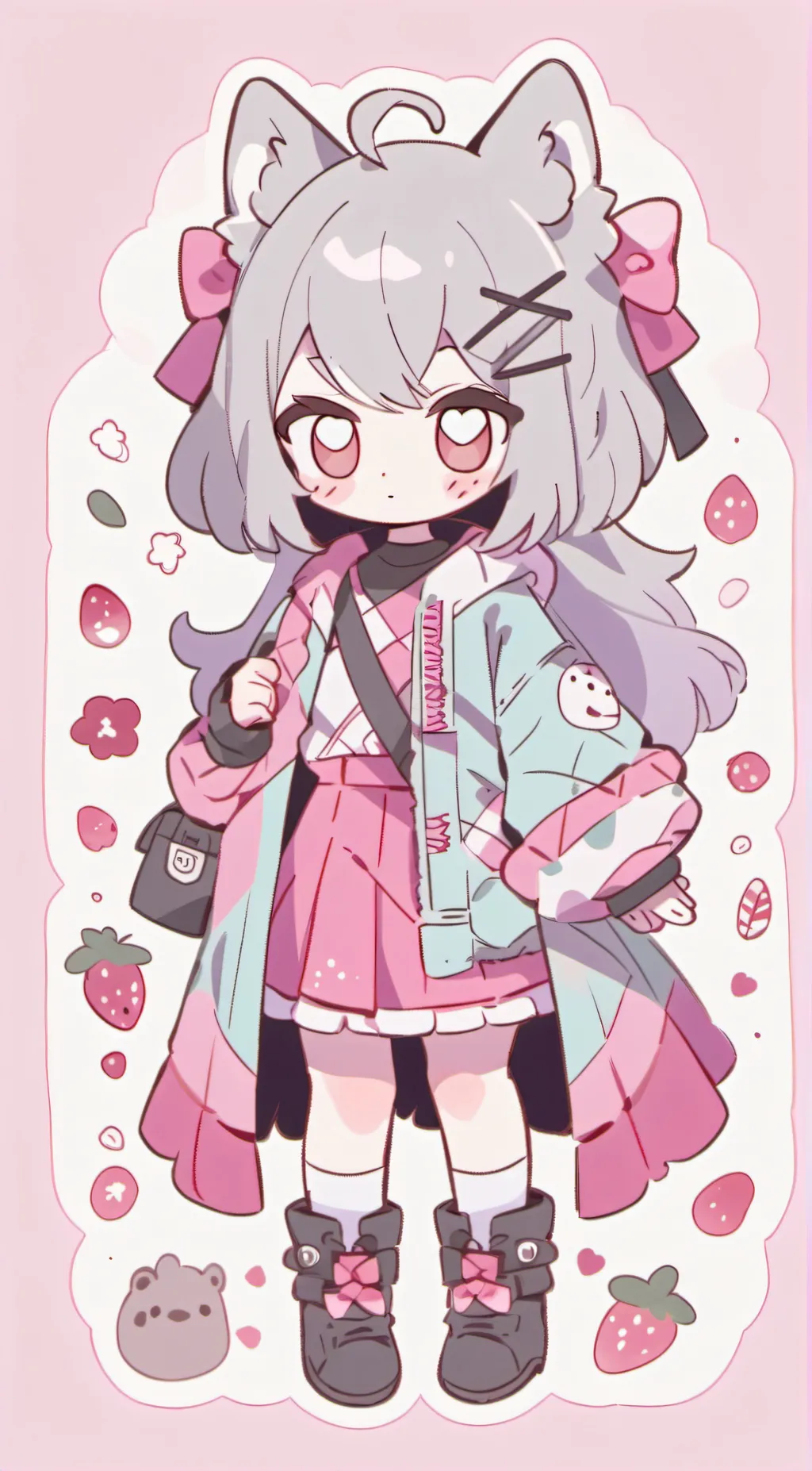 ai character: lia the wolf girl background