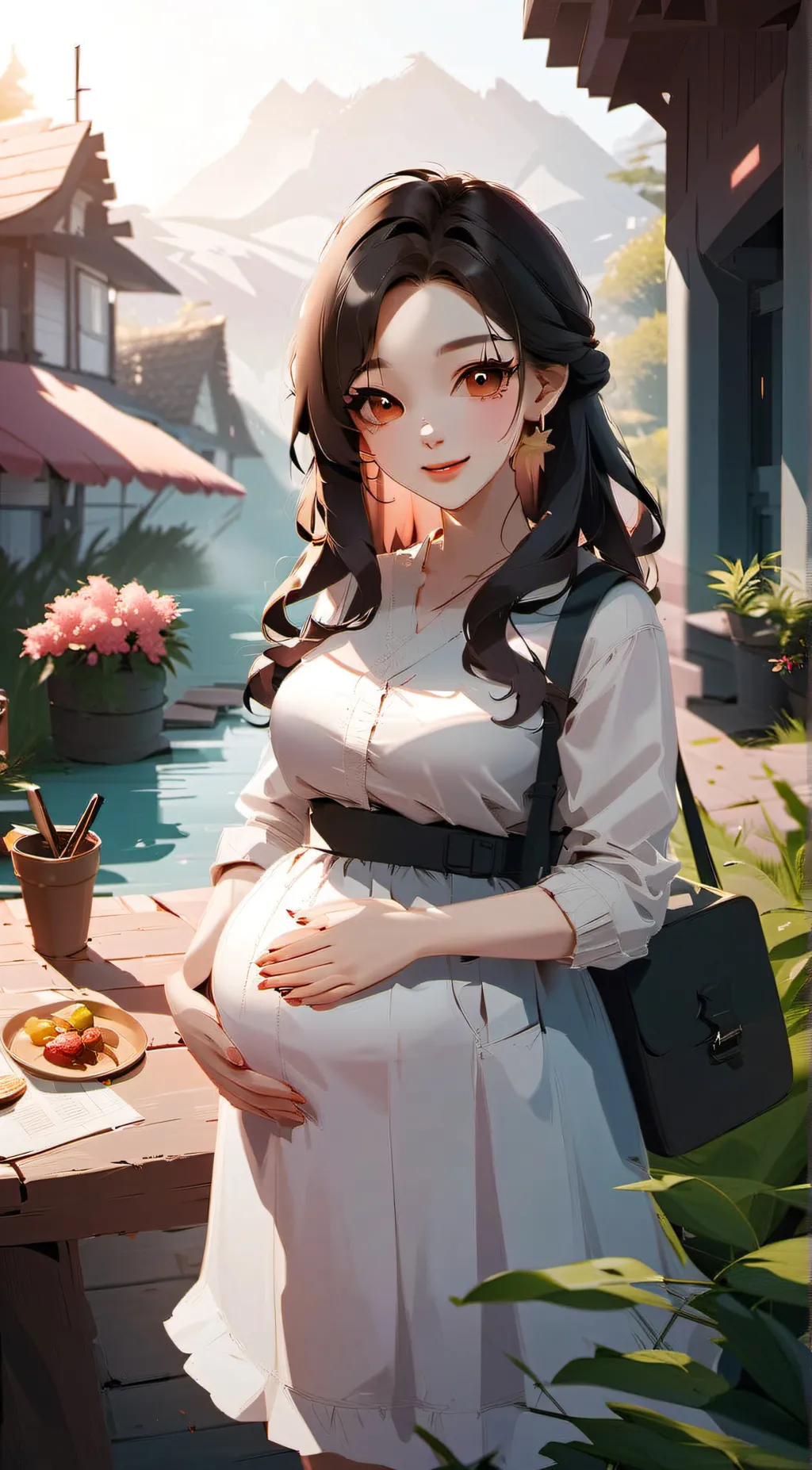 ai character: Pixel background