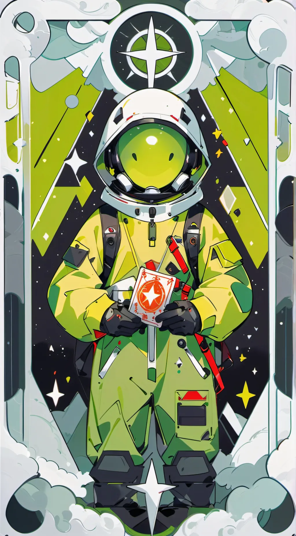 ai character: bloby background