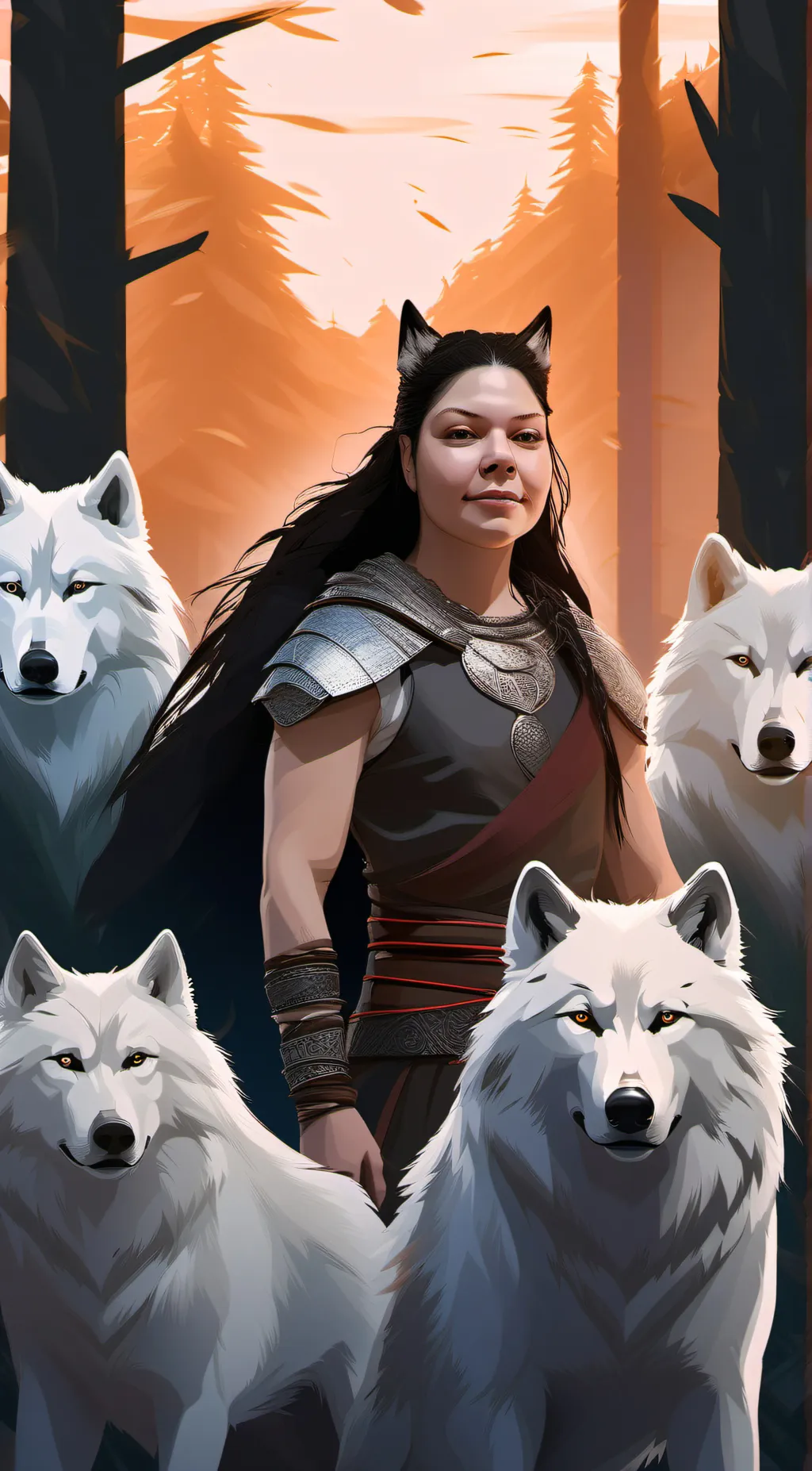 ai character: Earth daughter background