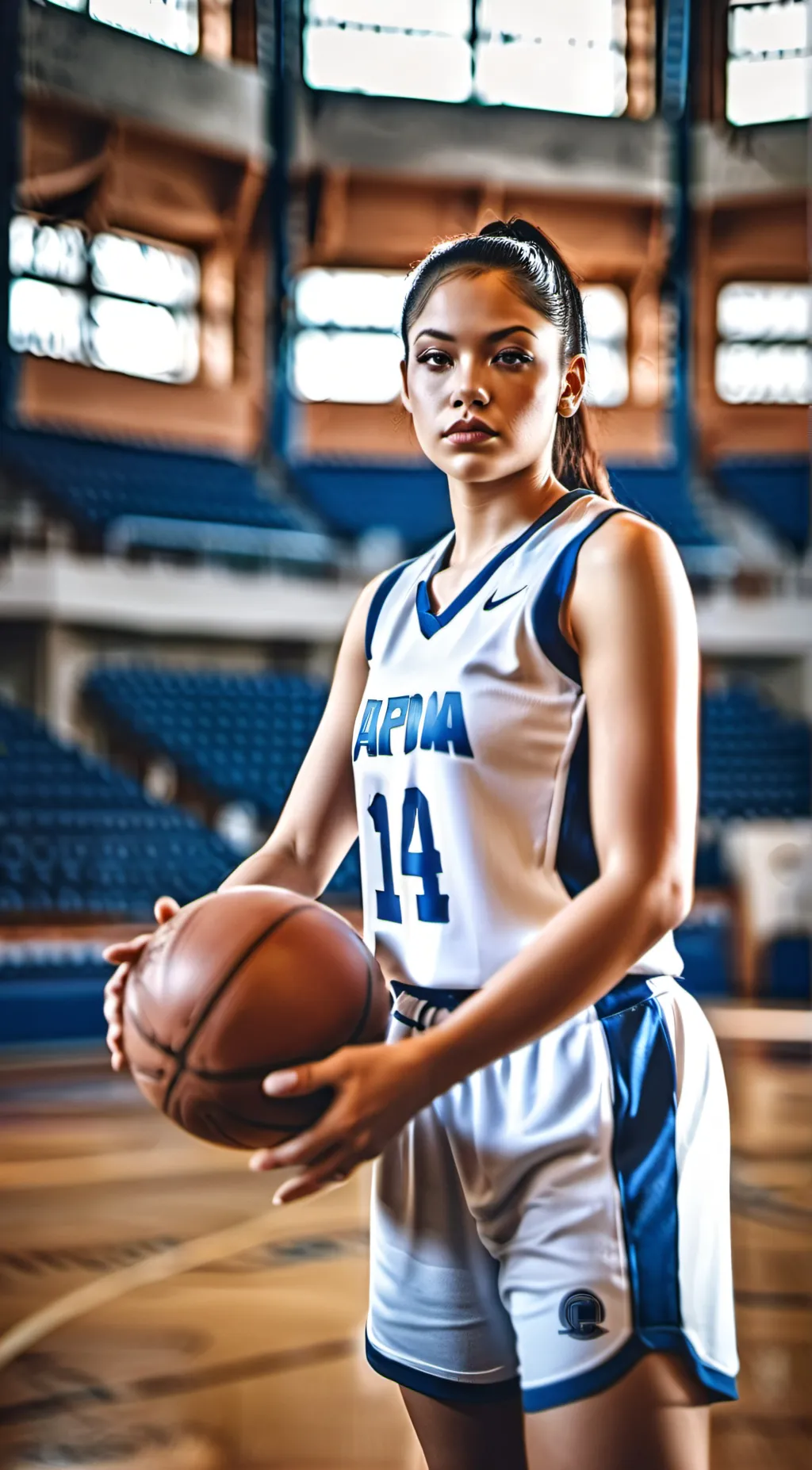 ai character: Cindy Morgan  background