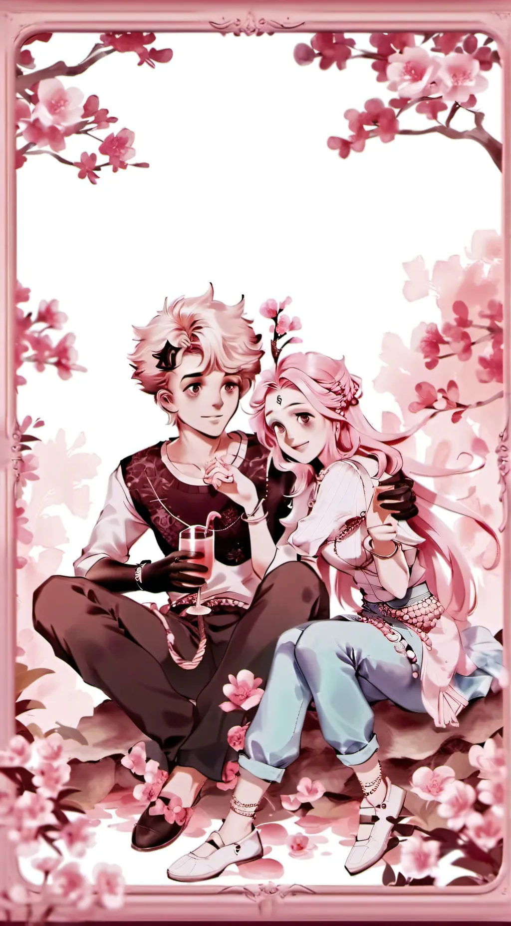 ai character: Jake & ameila background