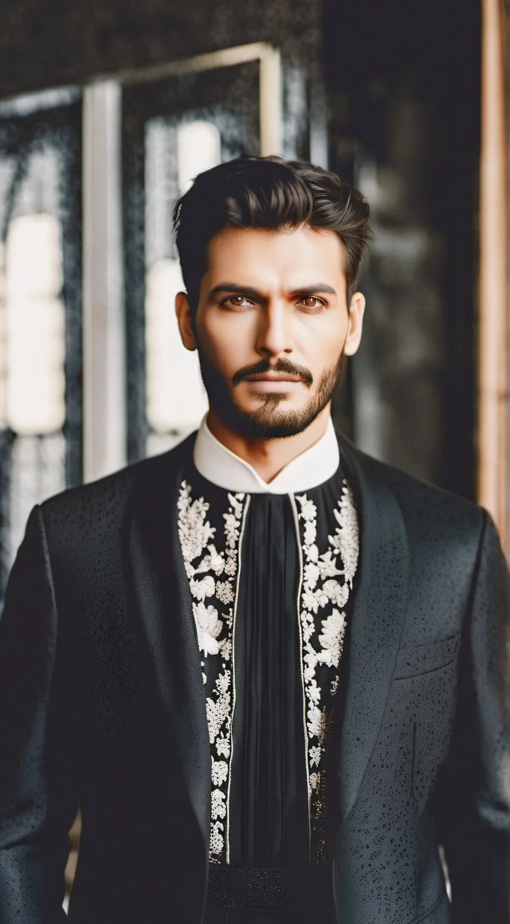 ai character: Man background