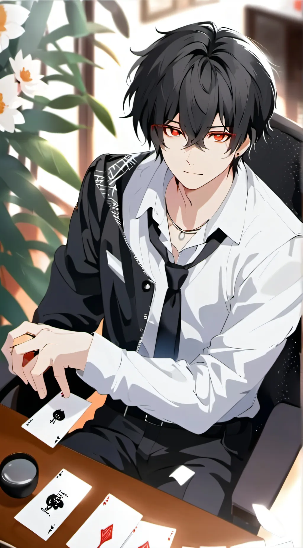 ai character: boss background