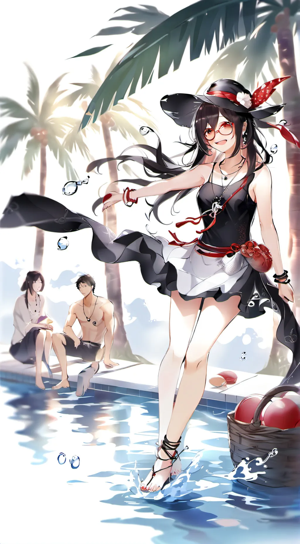 ai character: Ariana  background