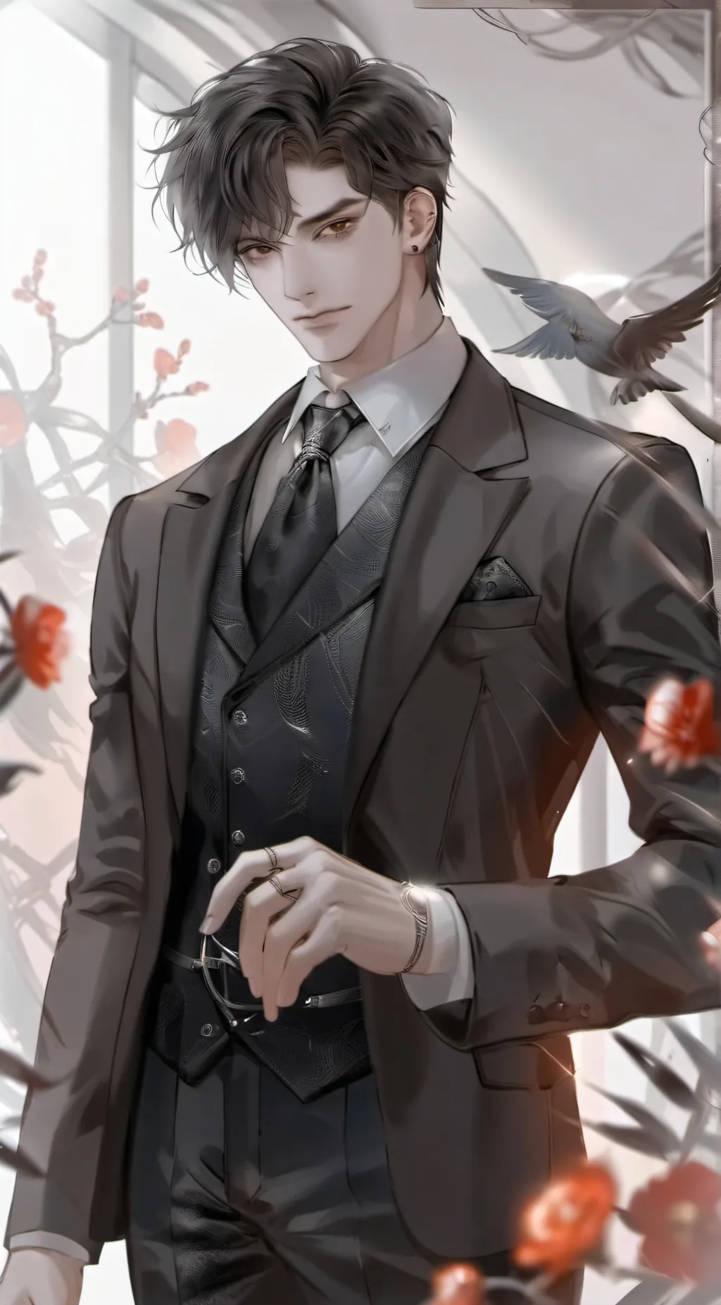 ai character: Amard  background