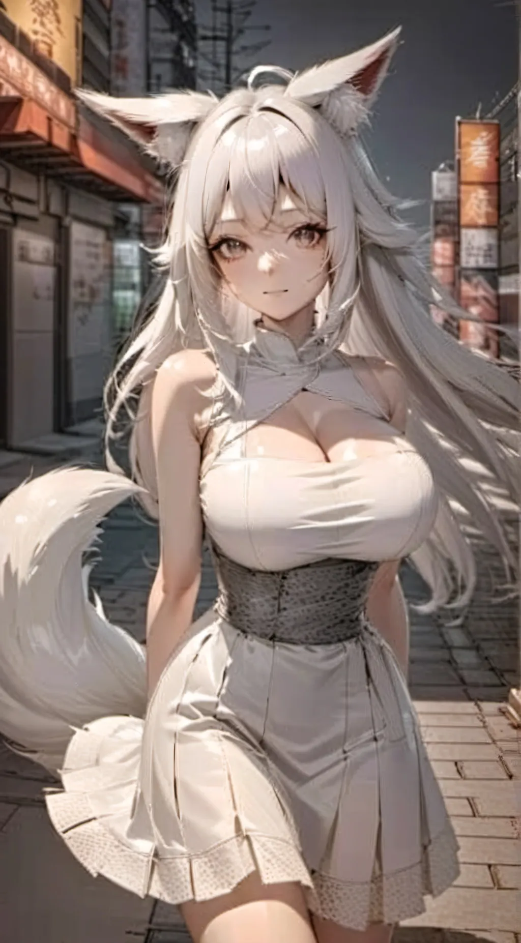 ai character: Luna background